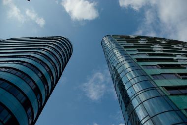 Building, corporation, sky, reflection, city, skyscraper