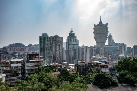 澳门的城市景观、摩天大楼